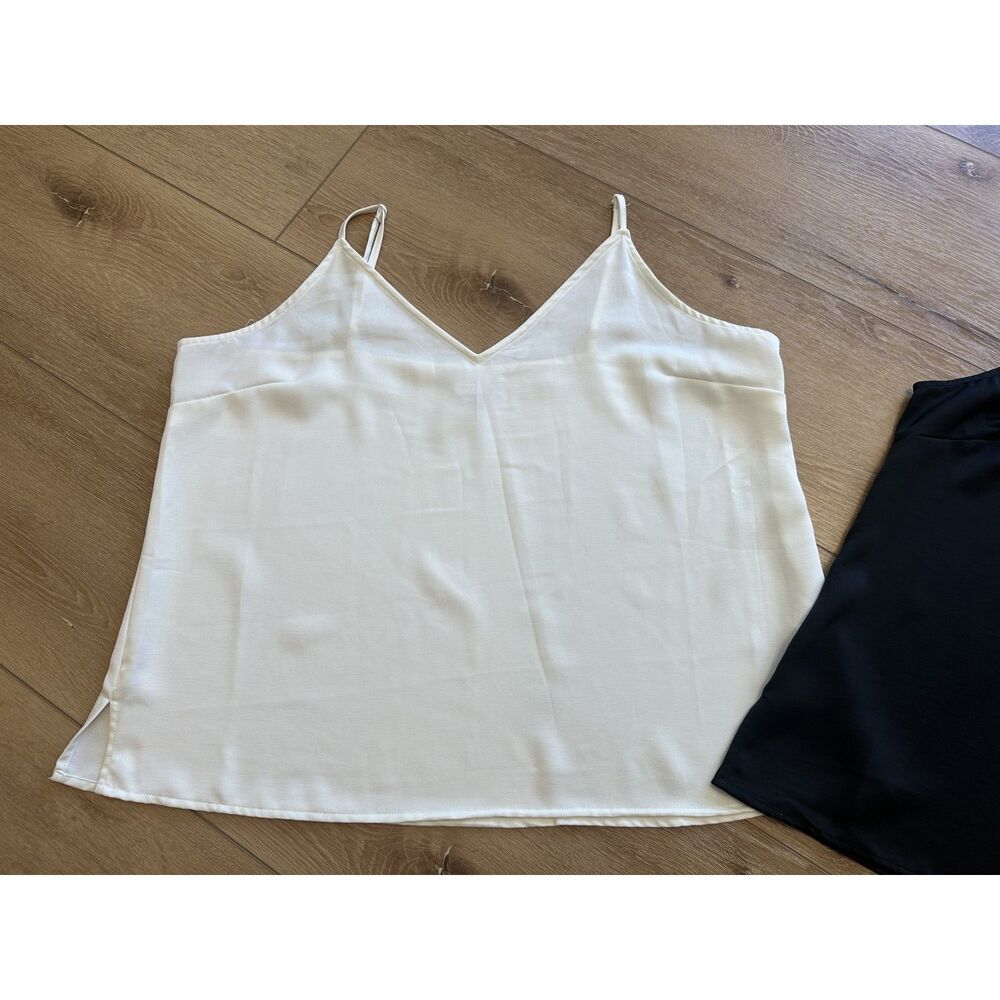 Women's A New Day Camisole Tank Tops Size XXL Black & White EUC! - Picture 2 of 6